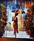 AT THE STEPS by Leonid Afremov